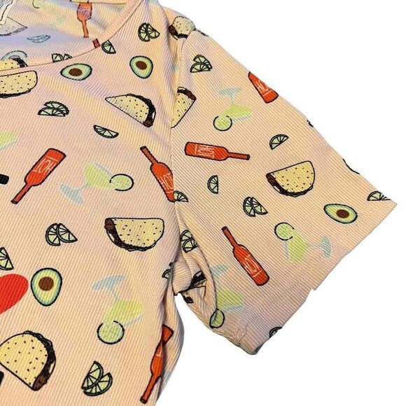 Feed Me Tacos and Tell Me I’m Pretty nightie size M - Picture 7 of 10